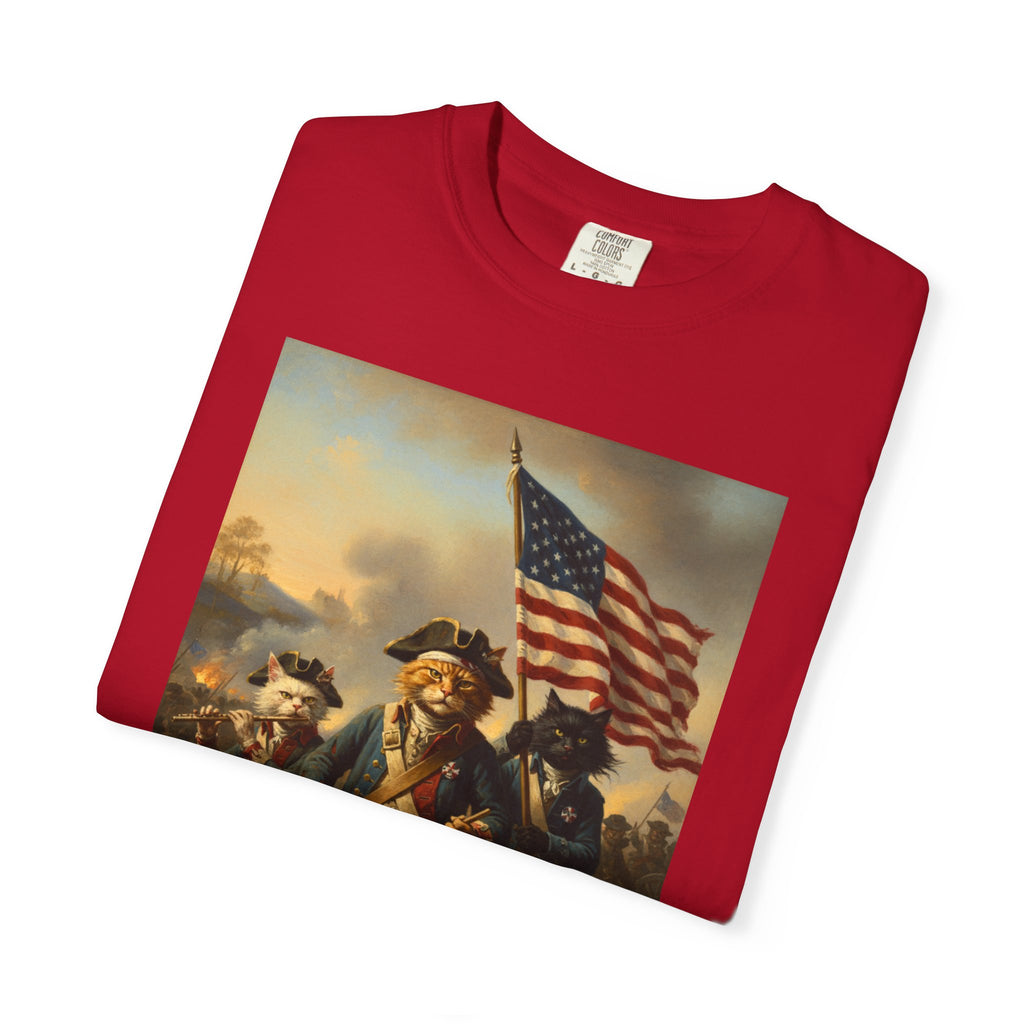 Historic Revolutionary War Drummer Boy T-shirt | American Flag Patriotic Tee