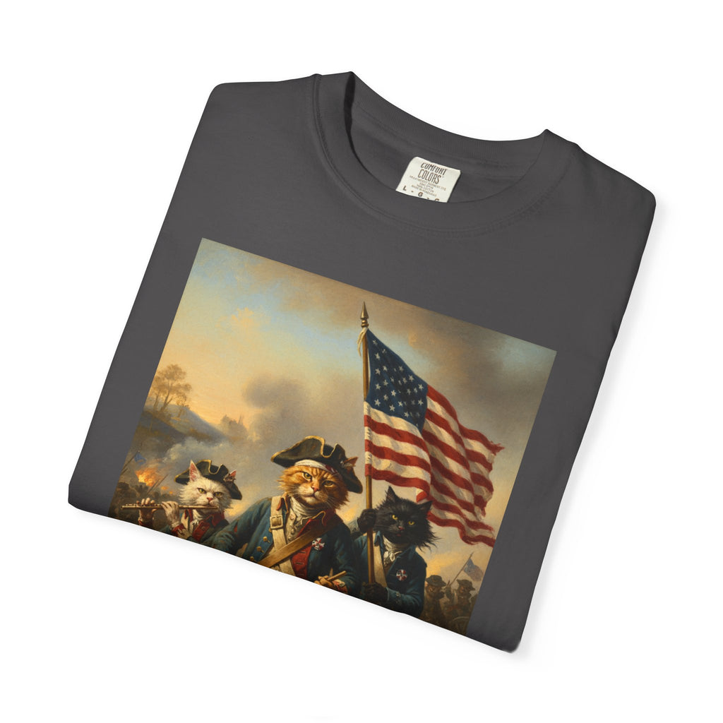 Historic Revolutionary War Drummer Boy T-shirt | American Flag Patriotic Tee