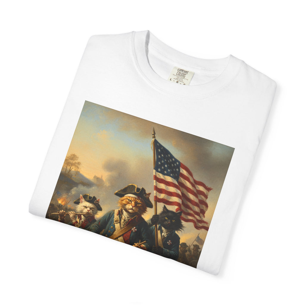Historic Revolutionary War Drummer Boy T-shirt | American Flag Patriotic Tee