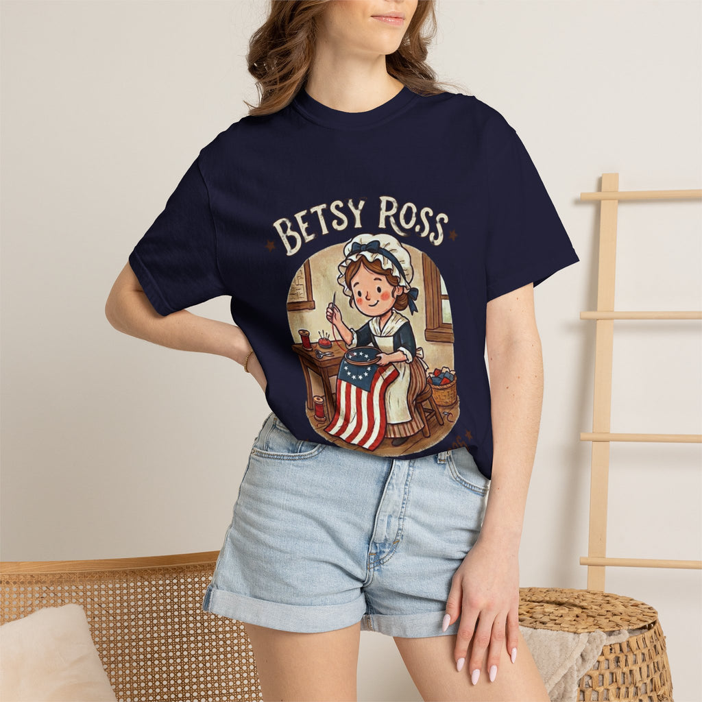 America 250 Years Truck Illustration T-Shirt | Patriotic Semi-Truck Graphic