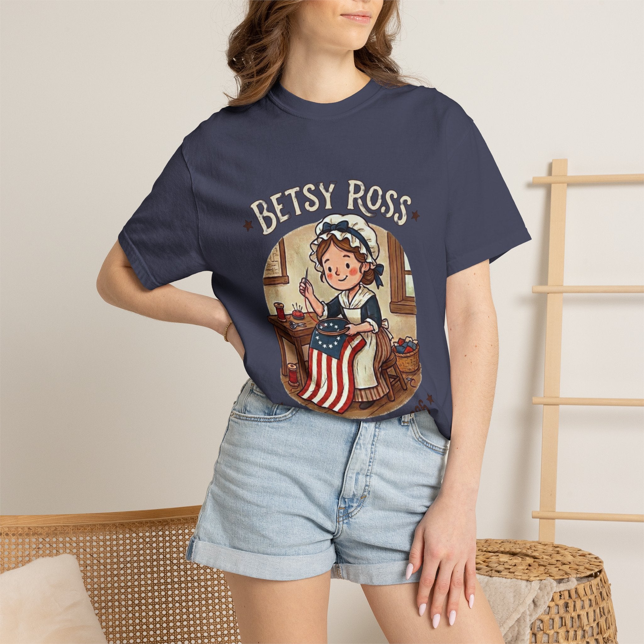 America 250 Years Truck Illustration T-Shirt | Patriotic Semi-Truck Graphic