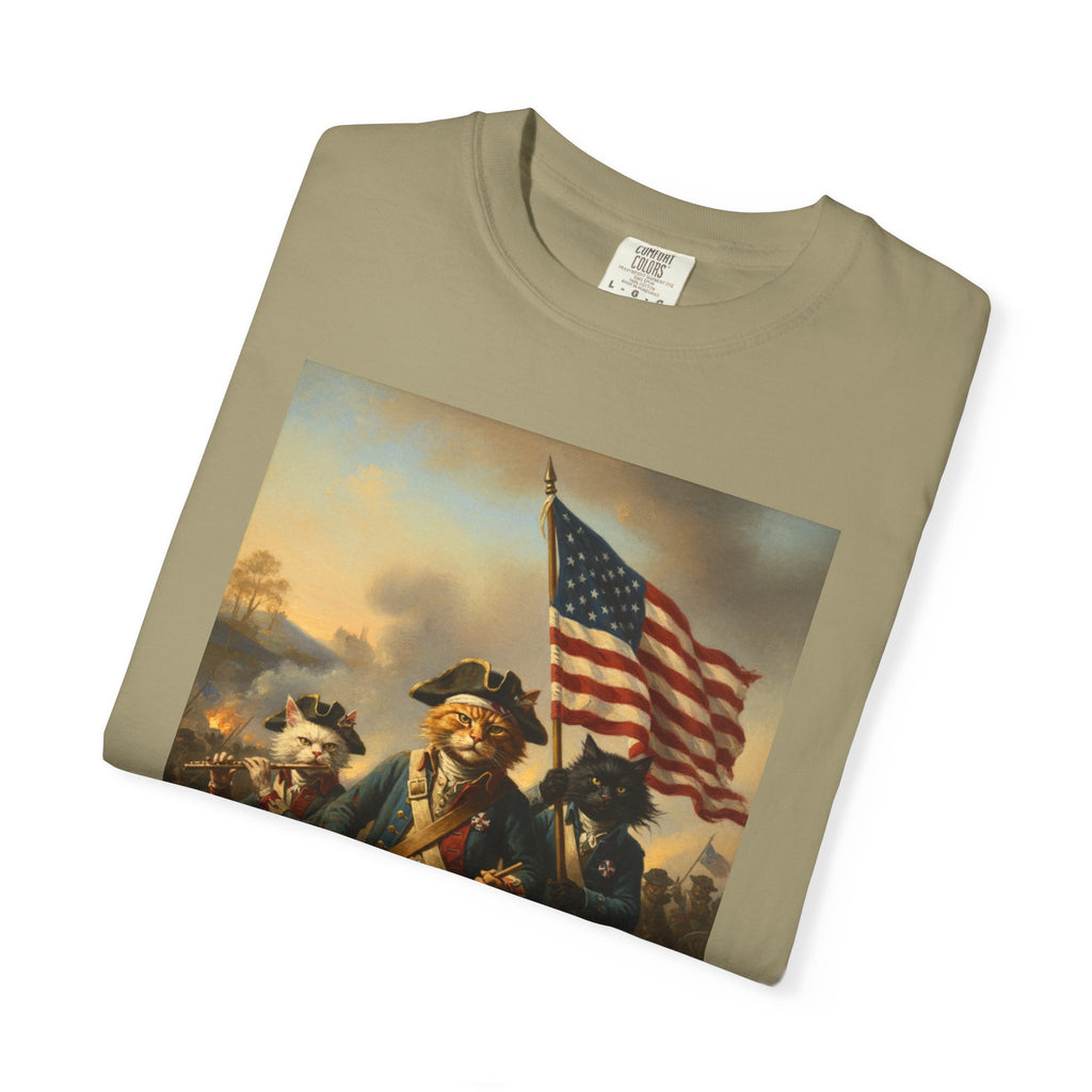 Historic Revolutionary War Drummer Boy T-shirt | American Flag Patriotic Tee